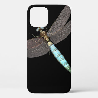 Funda Para iPhone 12 Cierre de la mosca digital de la libélula en un iP