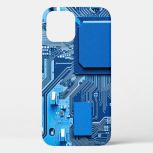 Funda Para iPhone 12 Cierre de la tarjeta de circuito electrónico. circ