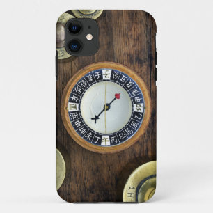 Funda Para iPhone 11 Ciérrese para arriba de pesos chinos del compás y