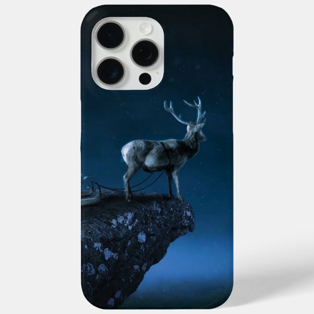 Funda De Case-Mate Para iPhone ciervo a la luz de la luna (Reverso )