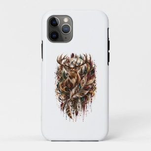 Funda Para iPhone 11 Pro Ciervo Boho, Soñando con Ciervos