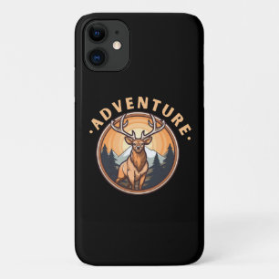 Funda Para iPhone 11 Ciervo - Salvajismo - Camping - Aventura
