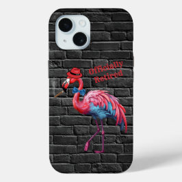 Funda Para iPhone 15 Cigar, el Gorra del dapper Flamingo oficialmente r