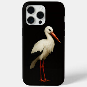 Funda Para iPhone 15 Pro Max Cigüeña elegante Black 4 Luxe iPhone 15 Pro Max