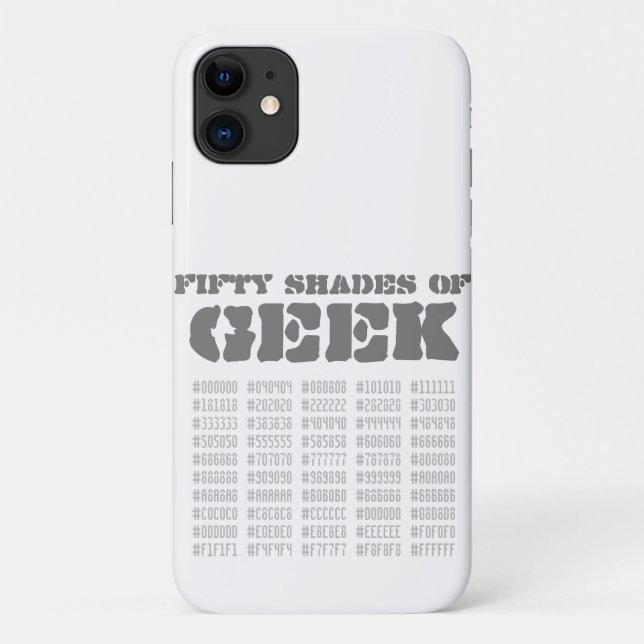 Funda De Case-Mate Para iPhone Cincuenta sombras de Geek (Reverso)