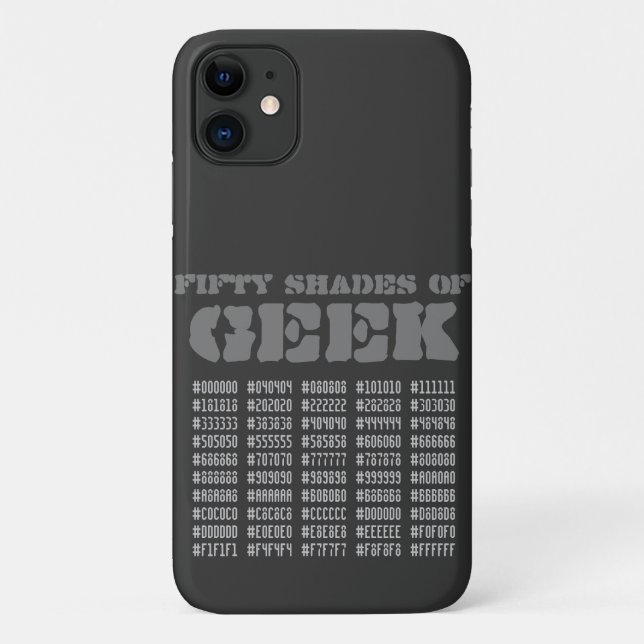 Funda De Case-Mate Para iPhone Cincuenta sombras de Geek (Reverso)