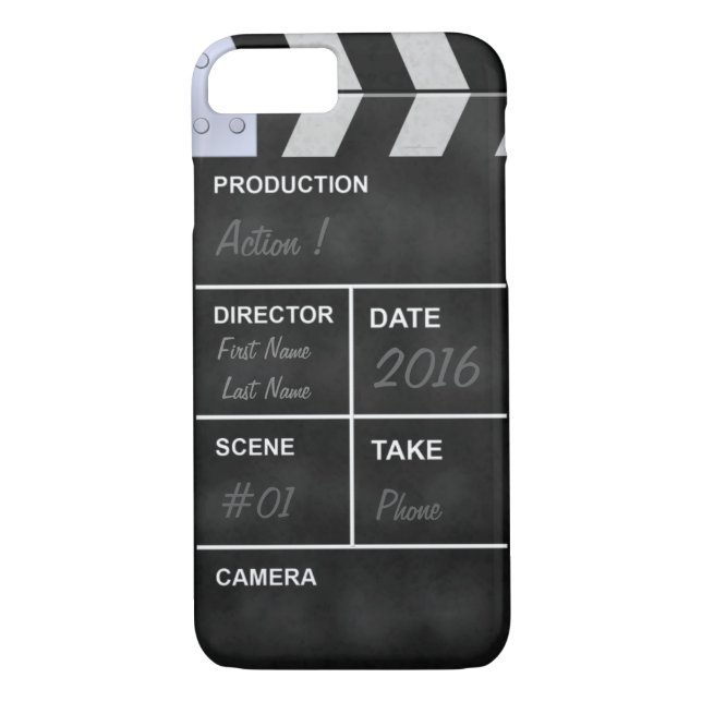 Funda De Case-Mate Para iPhone cine del clapperboard (Reverso)