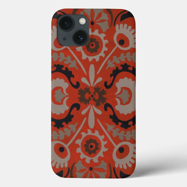 Funda De Case-Mate Para iPhone Cinnabar Suzani I (Reverso)