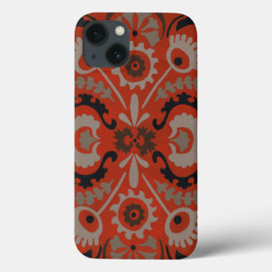 Funda Para iPhone 13 Cinnabar Suzani I