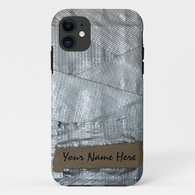 Funda De Case-Mate Para iPhone Cinta aislante y etiqueta rasgada de la cartulina (Reverso)