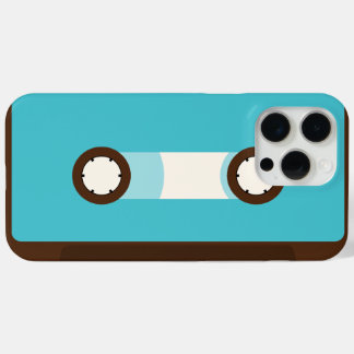 Funda Para iPhone 15 Pro Max Cinta Aqua y Brown Retro