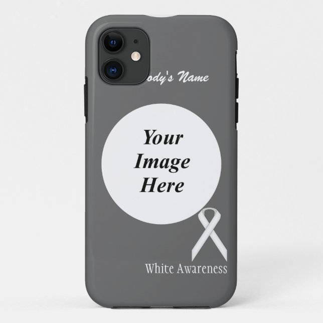 Funda De Case-Mate Para iPhone Cinta blanca estándar de Kenneth Yoncich (Reverso)