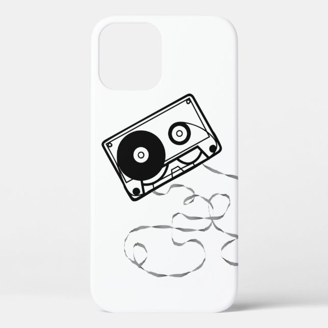 Funda De Case-Mate Para iPhone Cinta Cassette (Reverso )