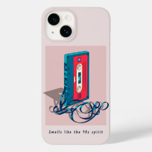 Funda Para iPhone 14 De Case-Mate Cinta Cassette de la época de los años 90