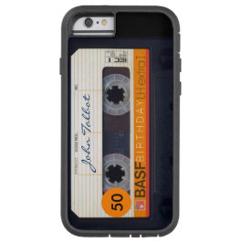 Funda Para iPhone 13 Cinta de audio retro Nombre 50º Estuche de iphone 