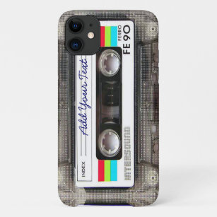 Funda Para iPhone 11 Cinta de cassette de música retro divertida de los