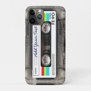 Funda Para iPhone 11 Pro Cinta de cassette de música retro divertida de los