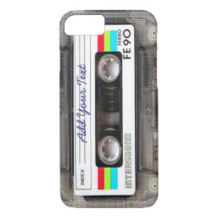 Funda Para iPhone 8/7 Cinta de cassette de música retro divertida de los