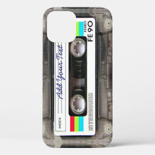 Funda Para iPhone 12 Pro Cinta de cassette de música retro divertida de los
