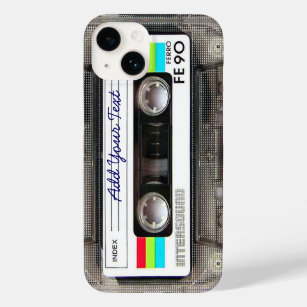 Funda Para iPhone 14 De Case-Mate Cinta de cassette de música retro divertida de los