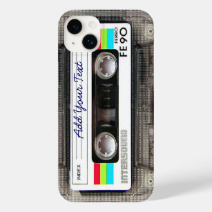 Funda Para iPhone 14 Plus De Case-Mate Cinta de cassette de música retro divertida de los