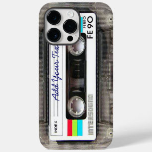 Funda Para iPhone 14 Pro Max De Case-Mate Cinta de cassette de música retro divertida de los