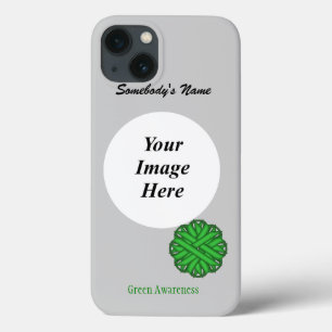 Funda Para iPhone 13 Cinta de Flor Verde Tmpl de Kenneth Yoncich