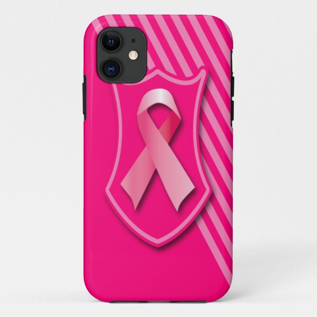 Funda De Case-Mate Para iPhone Cinta de la conciencia del cáncer de pecho (Reverso)