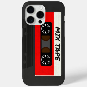 Funda Para iPhone 15 Pro Max Cinta de mezcla roja - Regalo inspirado en retro d