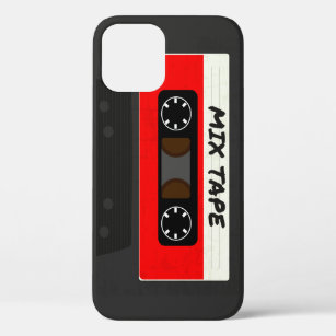 Funda Para iPhone 12 Pro Cinta de mezcla roja - Regalo inspirado en retro d