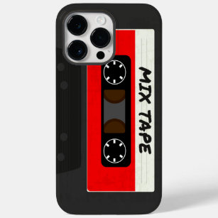 Funda Para iPhone 14 Pro Max De Case-Mate Cinta de mezcla roja - Regalo inspirado en retro d