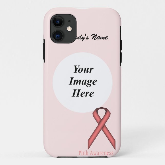 Funda De Case-Mate Para iPhone Cinta estándar rosa de Kenneth Yoncich (Reverso)