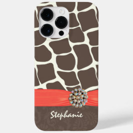 Funda Para iPhone 14 Pro Max De Case-Mate Cinta impresa y Diamante de imitación de patrón de