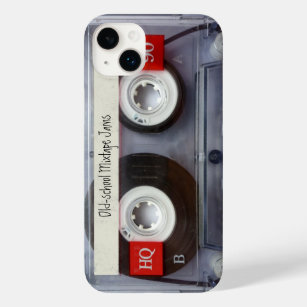 Funda Para iPhone 14 Plus De Case-Mate Cinta mixtape retro de la vieja escuela con cinta 