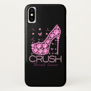 Funda Para iPhone X Cinta rosa para la toma de conciencia del cáncer