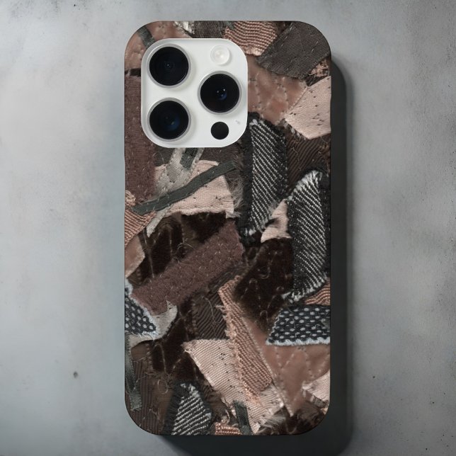 Funda De Case-Mate Para iPhone Cinta rústica abstracta de tonos tierra texturada (Subido por el creador)