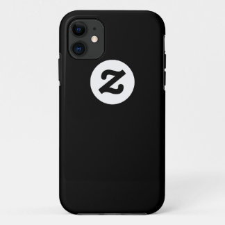 Funda Para iPhone 11 CircleZ - blanco en negro