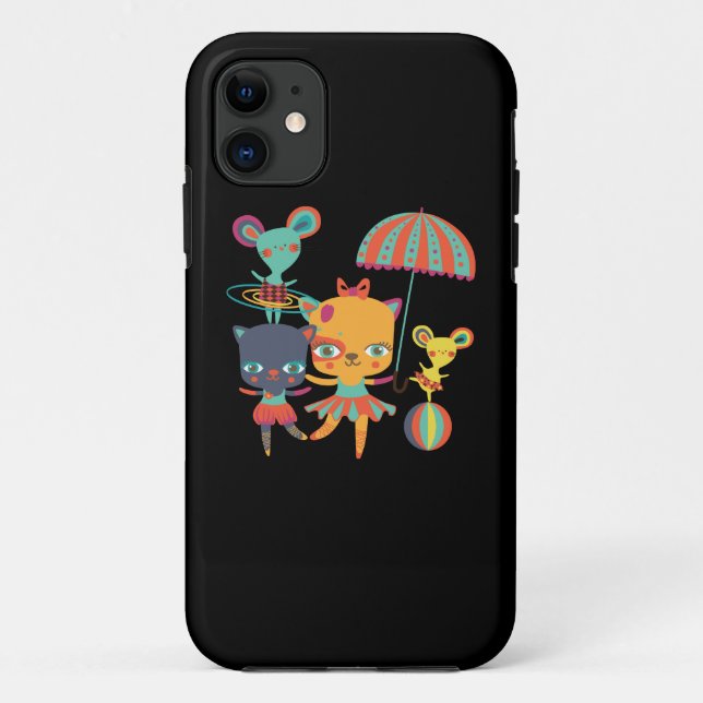 Funda De Case-Mate Para iPhone Circo Cuties (Reverso)