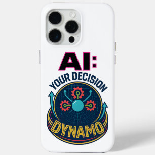 Funda Para iPhone 15 Pro Max Circulación cerebral de IA para tecnología informá