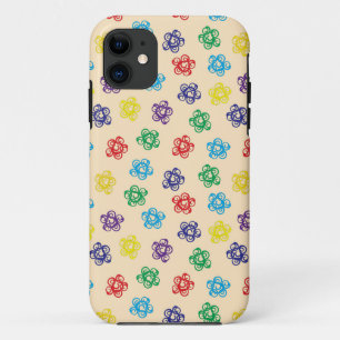 Funda Para iPhone 11 Circulación geométrica de color giratoria en estuc