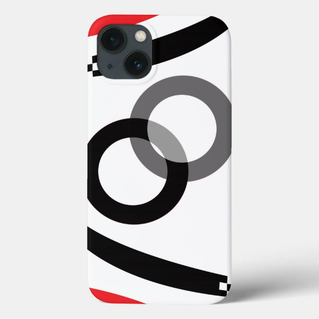 Funda De Case-Mate Para iPhone Círculo de arco geométrico (Reverso)