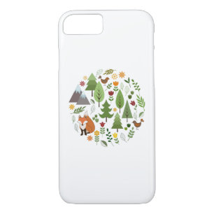 Funda Para iPhone 8/7 Círculo de Ilustraciones de estilo escandinavo