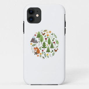 Funda Para iPhone 11 Círculo de Ilustraciones de estilo escandinavo