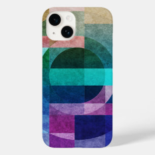 Funda Para iPhone 14 De Case-Mate Círculo moderno abstracto geométrico azul verde ro