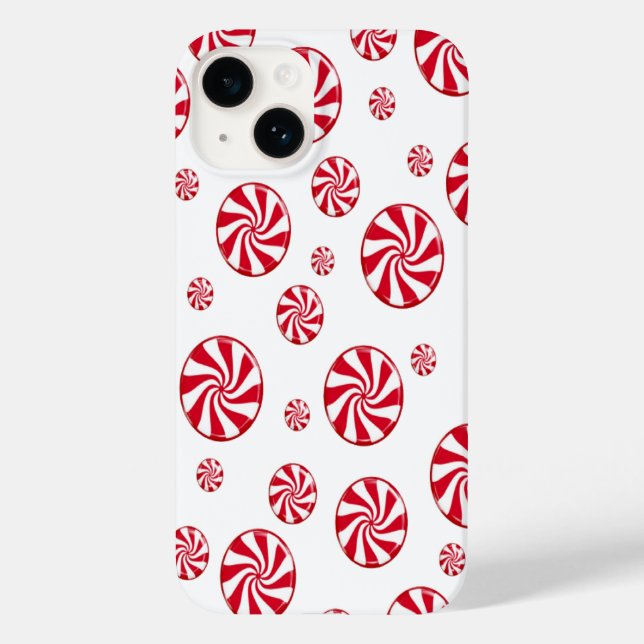 Funda De Case-Mate Para iPhone Círculo rojo (Reverso )