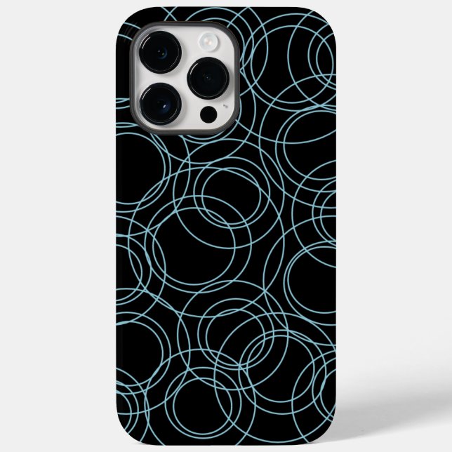 Funda De Case-Mate Para iPhone Círculos atómicos (Reverso )