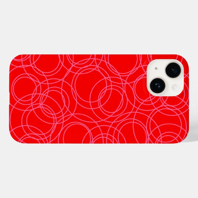 Funda De Case-Mate Para iPhone Círculos atómicos (Reverso  (Horizontal))