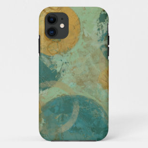 Funda Para iPhone 11 Círculos azules y amarillos