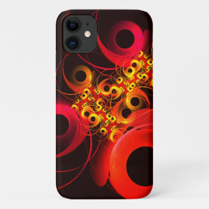 Funda Para iPhone 11 Círculos coloridos Patrón de arte abstracto modern