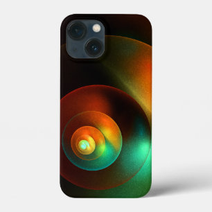 Funda Para iPhone 13 Mini Círculos coloridos Patrón de arte abstracto modern